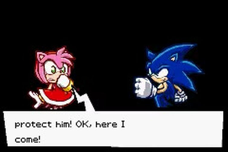 Sonic Meets Amy Rouge