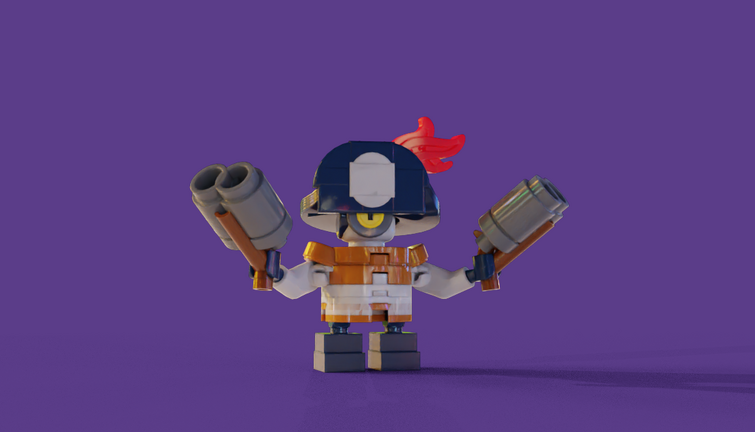 Darryl In Mecabricks Fandom - lego brawl stars pocho