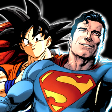 dibujos de goku vs superman