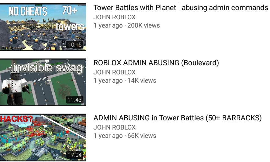 Can We Just Talk About John Roblox For A Second Fandom - roblox admin cmds video roblox