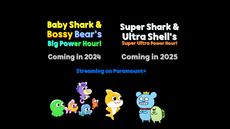 Baby Shark's Big Show! × Bossy Bear Crossover Events Coming in the near