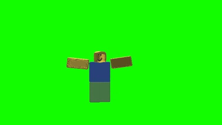 ROBLOX CHARACTER DANCING *pink* GREEN SCREEN 