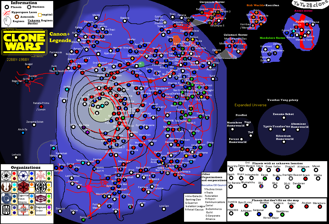 Clone wars era map | Fandom