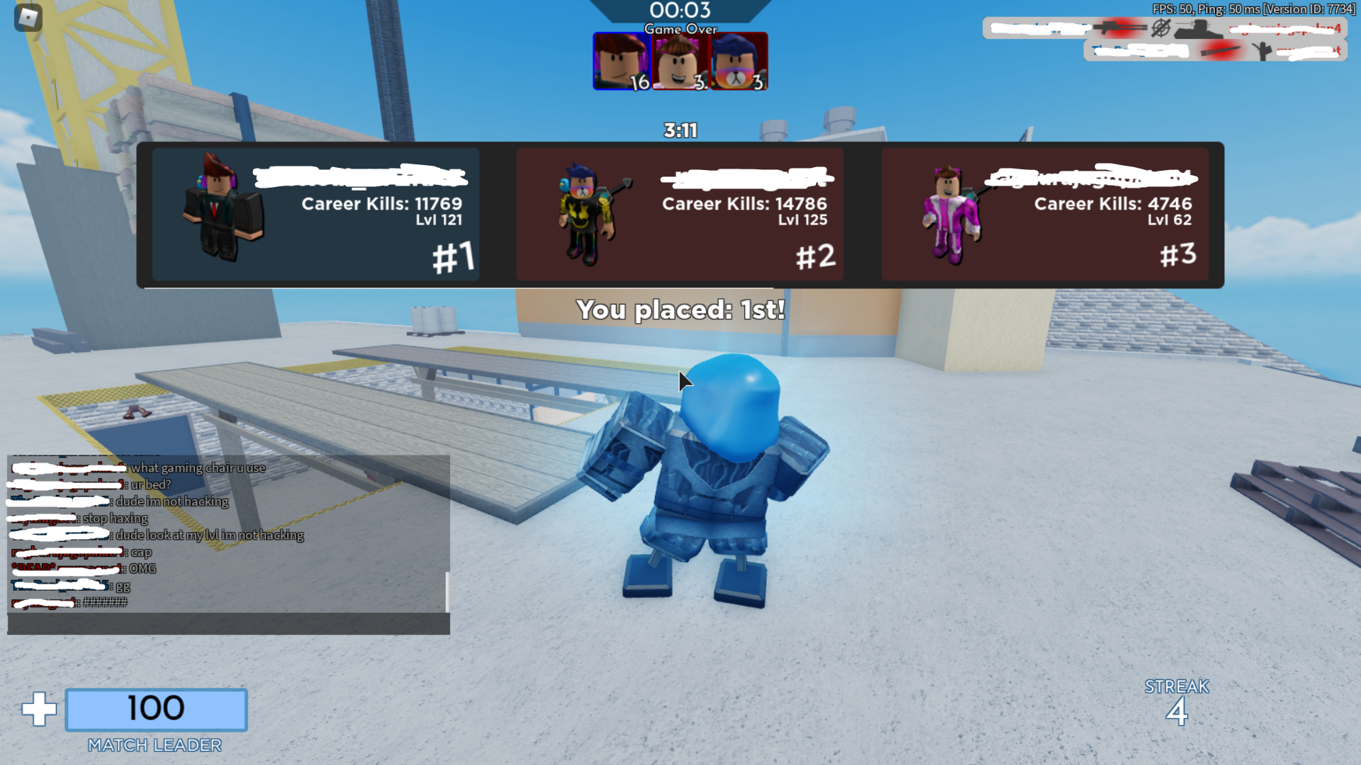 I Pretend To Use HACKS In Arsenal.. (ROBLOX) 