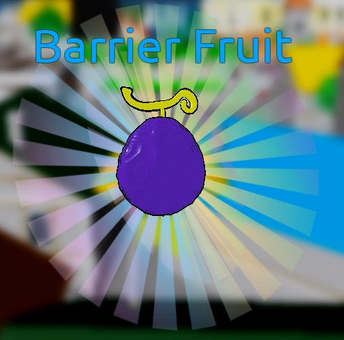 NOOB LEVEL 1 COM *BARRIER FRUIT* ( Bari Bari no Mi ) NO BLOX FRUITS!!! 