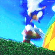 Sonic in the new [SEGA], sonic game.