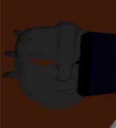 Stone Mask held by a player.