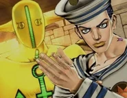 Inspiration of Soft & Wet (Eyes of Heaven) from JoJo's Bizarre Adventure Eyes of Heaven.