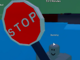 Stop Sign Dummy