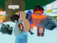 A Player holding a Camera.