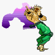 DIO with Shadow The World in JoJo's Bizarre Adventure: Heritage For The Future.