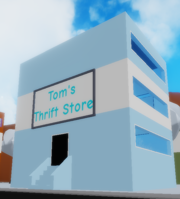 Tom S Thrift Store A Bizarre Day Roblox Wiki Fandom - roblox studio how to make a npc store