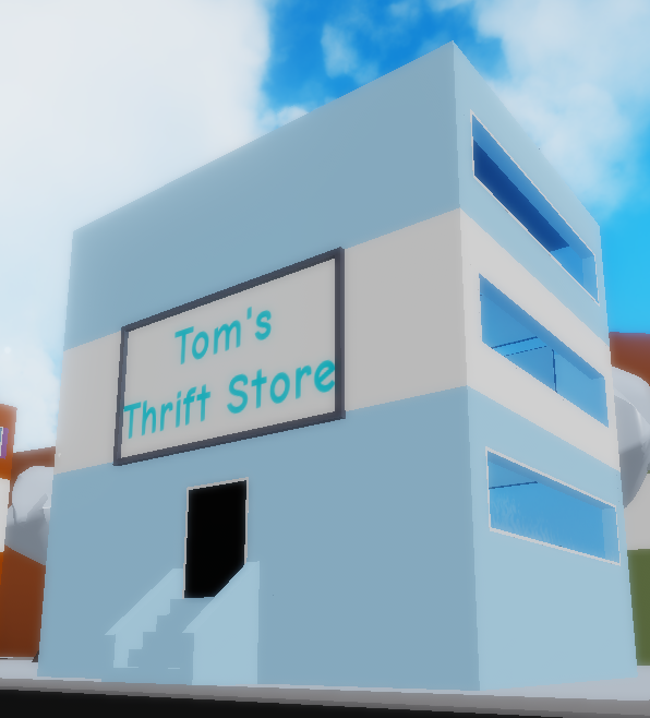 Tom S Thrift Store A Bizarre Day Roblox Wiki Fandom - roblox captainsparklez revenge