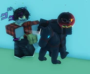 Made on Hallow's Eve's current model posing.