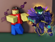 Made in Galaxy's in game pose.