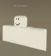 Tim's Juice Worker behind the bar.