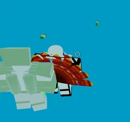 Banknotes glitched underground in the old city map.