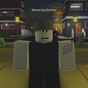 Menacing Dummy A Bizarre Day Roblox Wiki Fandom - dio over heaven roblox pants free robux generator no app