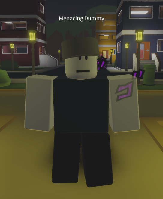 Menacing Dummy A Bizarre Day Roblox Wiki Fandom - how to give yourself inf health in roblox games 2019