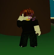 Santana user menancingly posing.