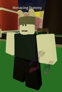Menacing Dummy in the Easter Event (2020) (Also called Menacing Bunny)