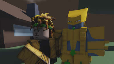 Dio A Bizarre Day Roblox Wiki Fandom - on roblox can you play alone by heart