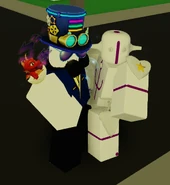 Soft & Wet and its user menacingly posing.