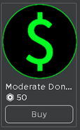 Modarate Donation: 50 ROBUX.