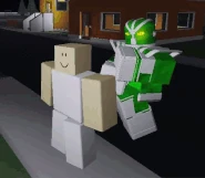 Hierophant Green's idle animation.