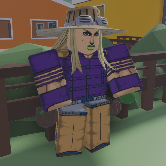 Replying to @luffy_gordito.xd Gyro Zeppeli (JoJo) Roblox outfit