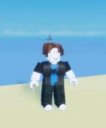 Dudeusingapointyarrow.gif (3.57 MB) A player stabbing himself with a Stand Arrow.