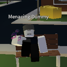 Menacing Dummy A Bizarre Day Roblox Wiki Fandom - tin pot roblox avatar