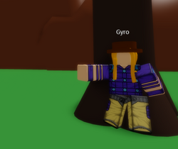 Replying to @luffy_gordito.xd Gyro Zeppeli (JoJo) Roblox outfit