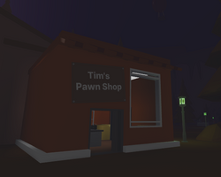 Tim S Pawn Shop A Bizarre Day Roblox Wiki Fandom - tim shop music roblox id