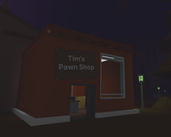 Tim S Pawn Shop A Bizarre Day Roblox Wiki Fandom - kanashii ureshii roblox audio id