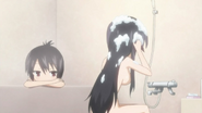 Tooru and Yuko in bath