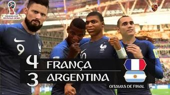 França 4 x 3 Argentina, Wiki A Enciclopédia do Futebol