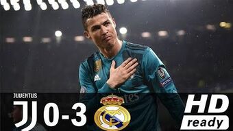 CR7 marca golaço de bicicleta. Juventus 0 x 3 Real Madrid