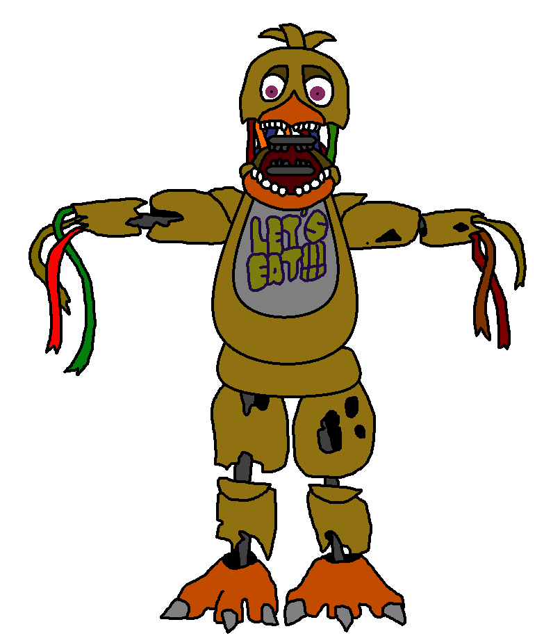 Old Withered Chica voiceline drawing! ~Rachel : r/fivenightsatfreddys