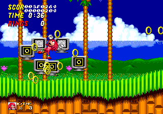 Knuckles the Echidna in Sonic the Hedgehog 2, A Gamer's Cheat Codes Wiki