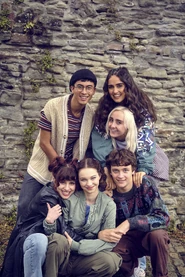 Holly Jackson and the cast