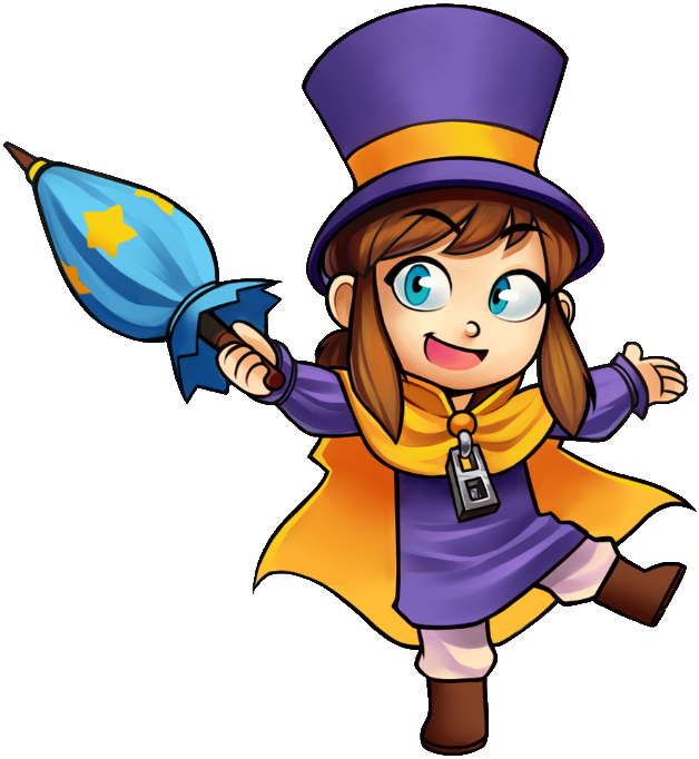 a hat in time concept art