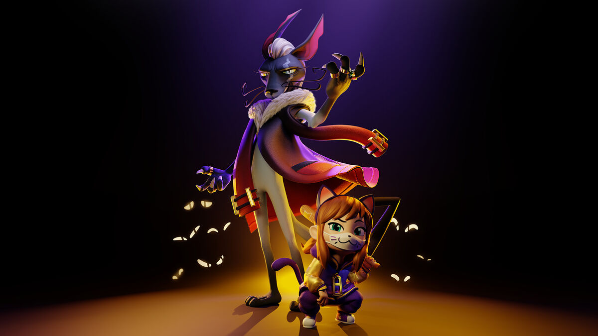 ArtStation - Backer Character: A Hat in Time - Nyakuza Metro DLC, 2019