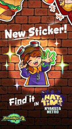 Stickers A Hat In Time Wiki Fandom - Hat In Time Stickers Transparent  Png,Stickers Png - free transparent png images 