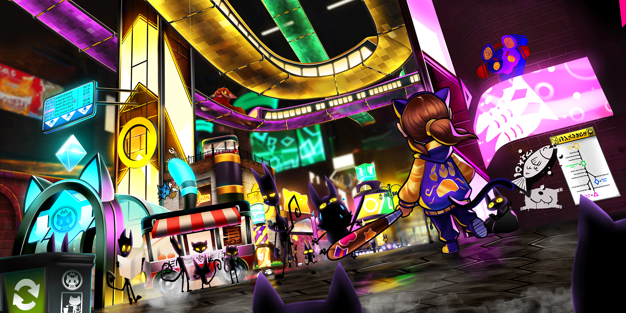 Buy A Hat in Time - Nyakuza Metro from the Humble Store