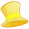 Kids hat gold