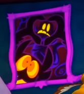 Snatcher as he appears in a portrait in Barnaby's House (Billie Bust Up!)