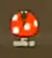 What looks like a old jumping piranha shroom. it is blurry because it was in a old video by lambtaco./an upcoming redesign for Jumping Piranha Shroom.