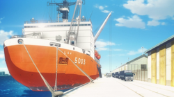 yayan, anime, antarctic, ship, penguins, Arctic, Sora yori mo Tooi Basho