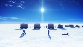 12 Snowcat caravan